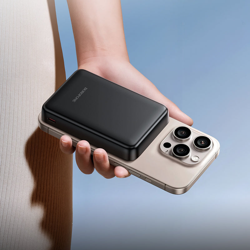 Borofone BJ82A PD20W USB Type C 10000mAh Fast Charging MagSafe Magnetic Portable Power Bank Borofone BJ82A PD20W USB Type C 10000mAh Fast Charging MagSafe Magnetic Portable Power Bank